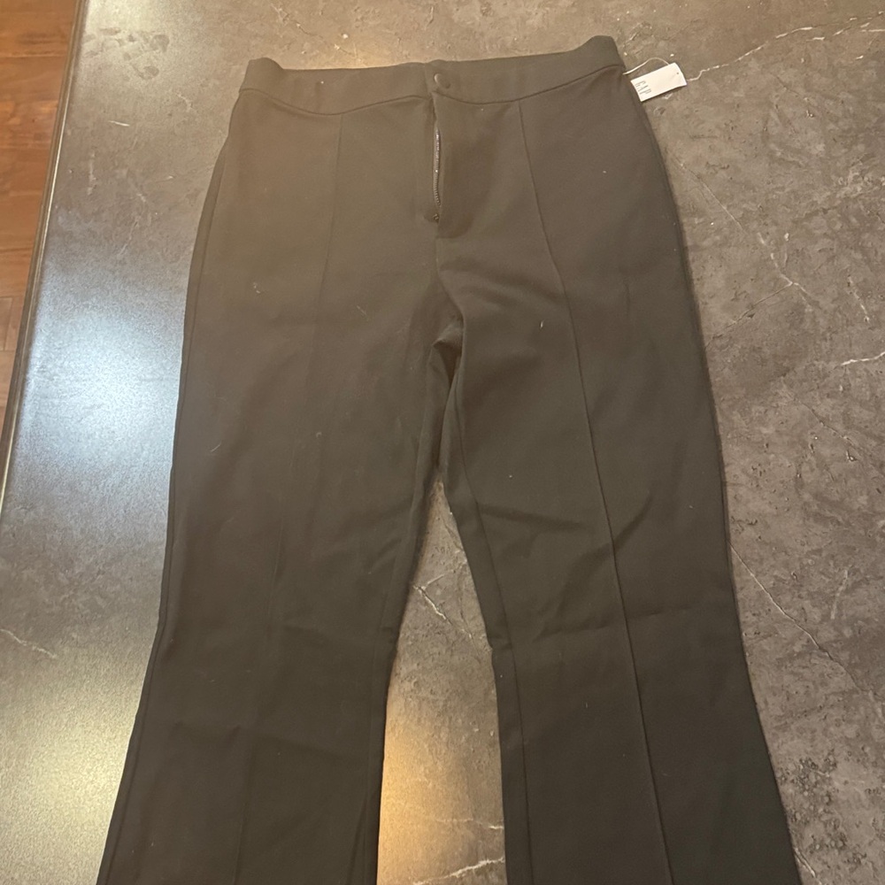 Gap Tall Black Flared Pants Sz 10 Tall